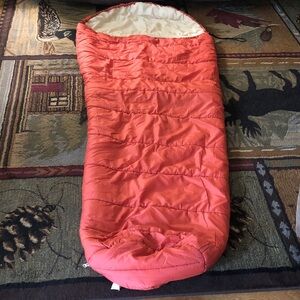 Wenzel orange and tan mummy style Sleeping Bag